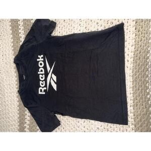 Reebok Black Logo T-Shirt Size L